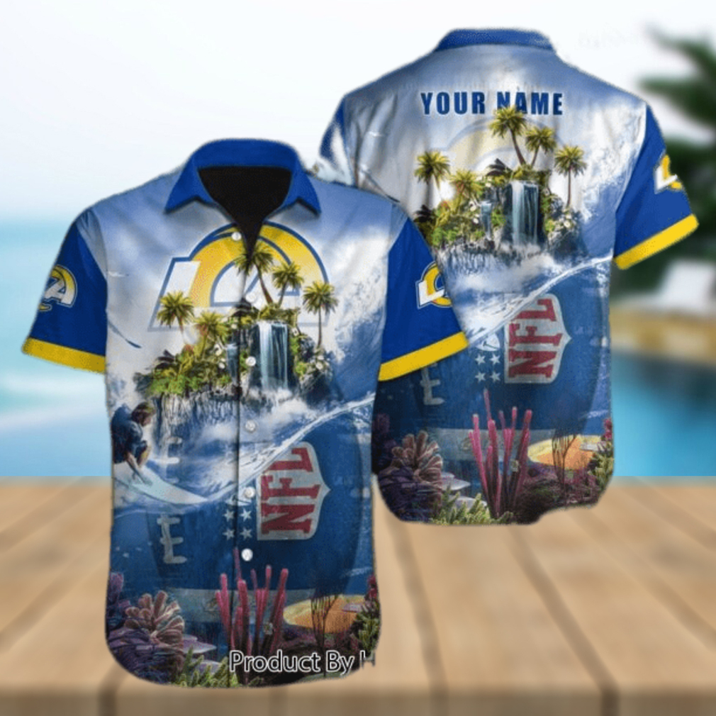 Los Angeles Rams 3D 2023 Hawaiian Shirt - Limotees