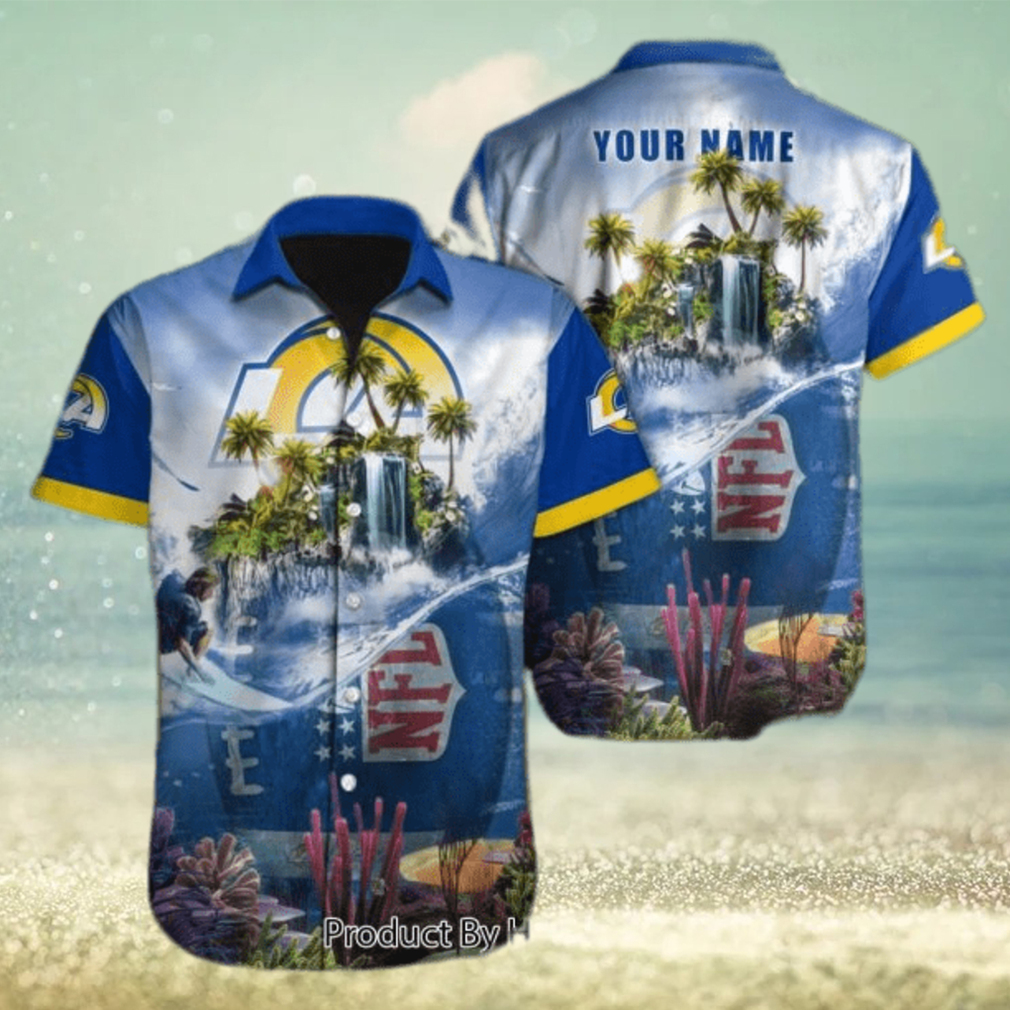 HOT Los Angeles Rams NFL Summer Hawaiian Shirt And Shorts