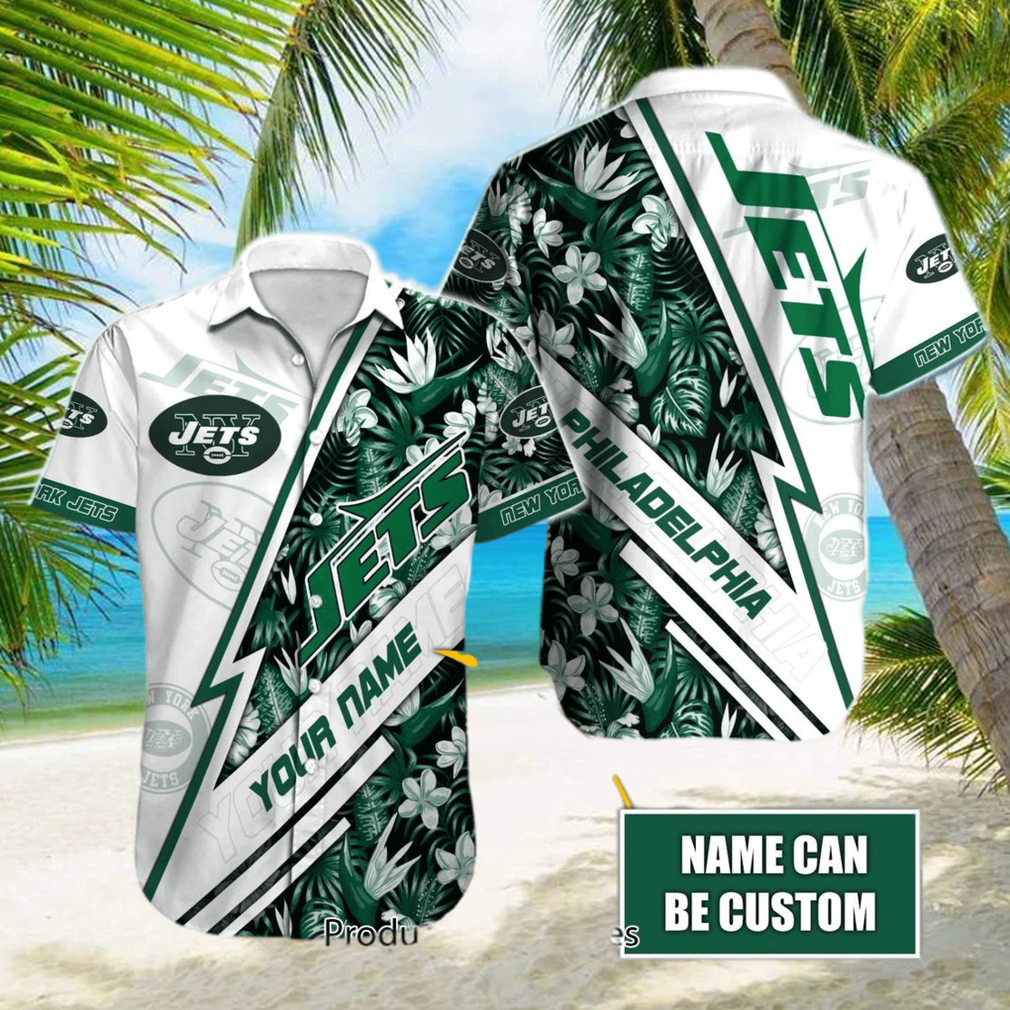 Personalized New York Jets NFL Hawaiian Shirt, beach shorts