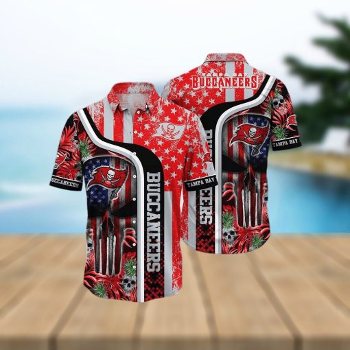 NFL Tampa Bay Buccaneers Hawaiian Shirts Skull Halloween Show Off Your Team Spirit In Tropical Fashion