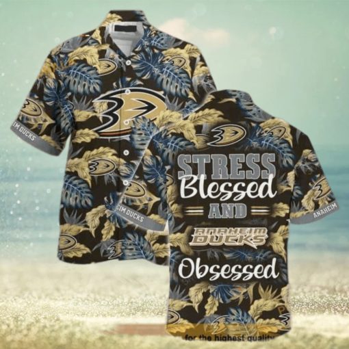 NHL Anaheim Ducks Hawaiian Shirt Beach Vacation Gift