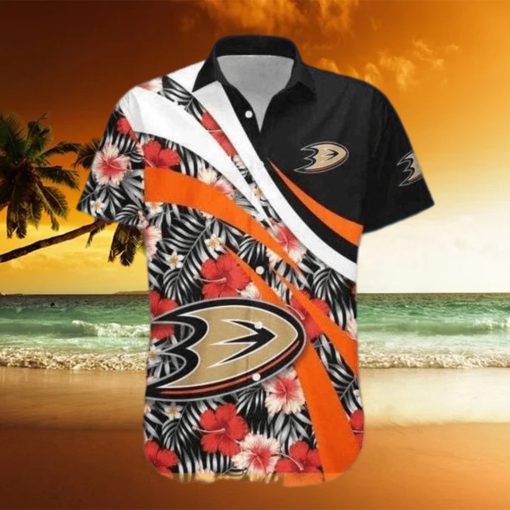 NHL Anaheim Ducks Hawaiian Shirt Gift For Beach Trip