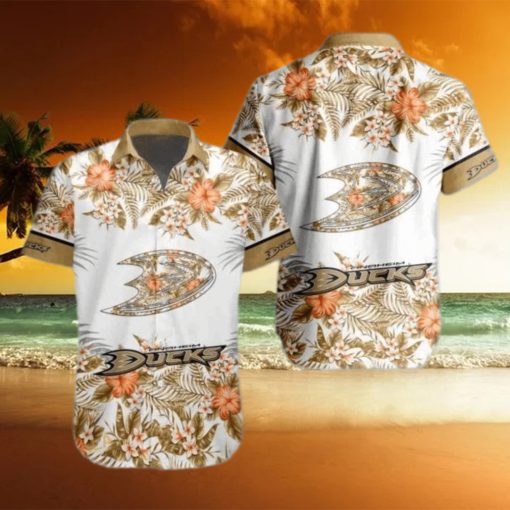 NHL Anaheim Ducks Hawaiian Shirt Summer Beach Gift