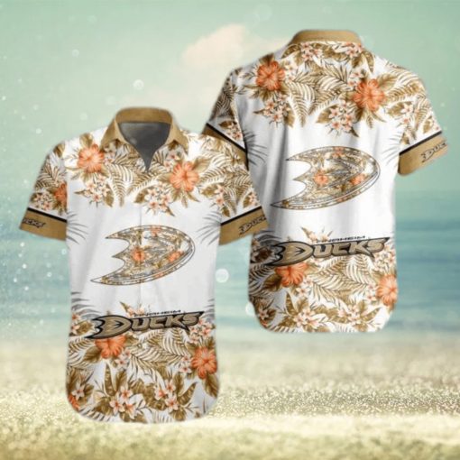 NHL Anaheim Ducks Hawaiian Shirt Summer Beach Gift