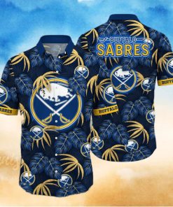 NHL Buffalo Sabres Hawaiian Shirt Palm Leaves Pattern Trendy Summer Gift