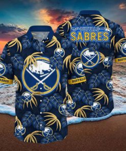 NHL Buffalo Sabres Hawaiian Shirt Palm Leaves Pattern Trendy Summer Gift