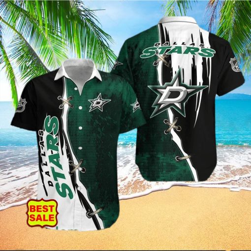 NHL Dallas Stars Design Logo 1 Hawaiian Shirt For Men And Women hawaiian shirt