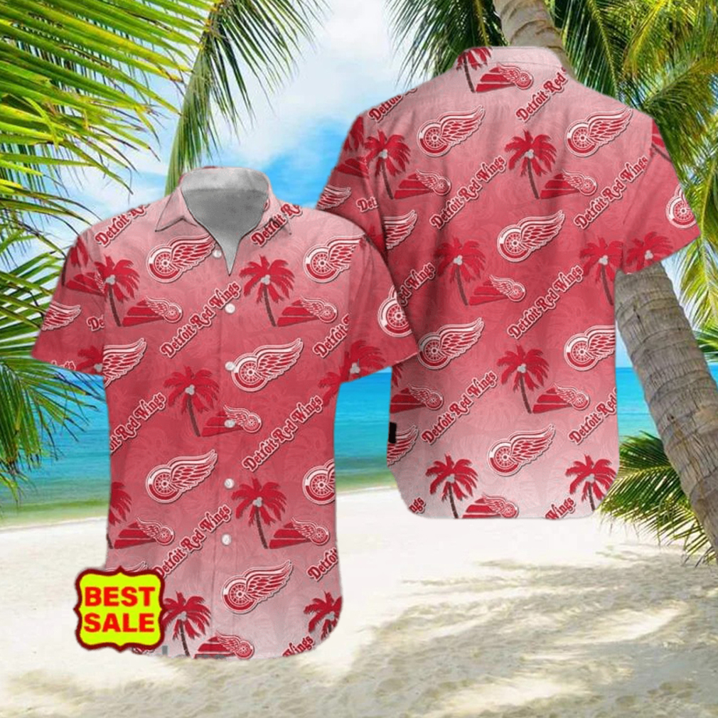 Detroit Red Wings NHL Hawaiian Shirt Dry Season Aloha Shirt - Limotees