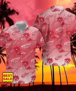 NHL Detroit Red Wings Design Logo 2 Hawaiian Shirt For Men And Women hawaiian shirt