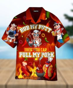 National Bbq Day You Can Pull My Pork Hawaiian Shirt