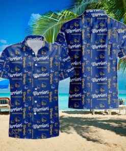 Navy Golden State Warriors Funny Hawaiian Shirt