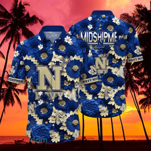 Navy Midshipmen NCAA3 Hawaiian Shirt For Men And Women Fans hawaiian shirt