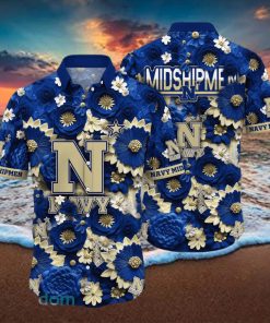 Navy Midshipmen NCAA3 Hawaiian Shirt For Men And Women Fans hawaiian shirt