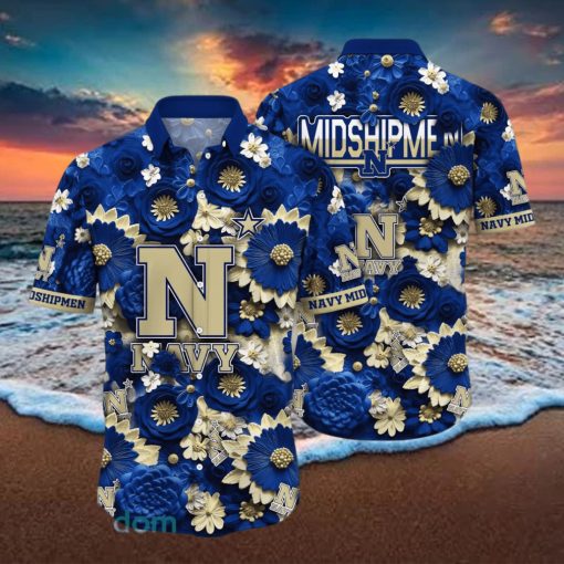 Navy Midshipmen NCAA3 Hawaiian Shirt For Men And Women Fans hawaiian shirt