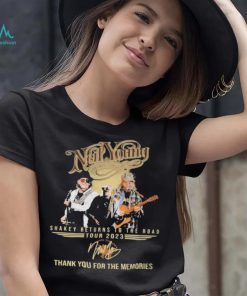 Neil Young Shakey Returns To The Road Tour 2023 Thank You For The Memories T Shirt