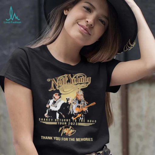 Neil Young Shakey Returns To The Road Tour 2023 Thank You For The Memories T Shirt