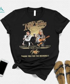 Neil Young Shakey Returns To The Road Tour 2023 Thank You For The Memories T Shirt