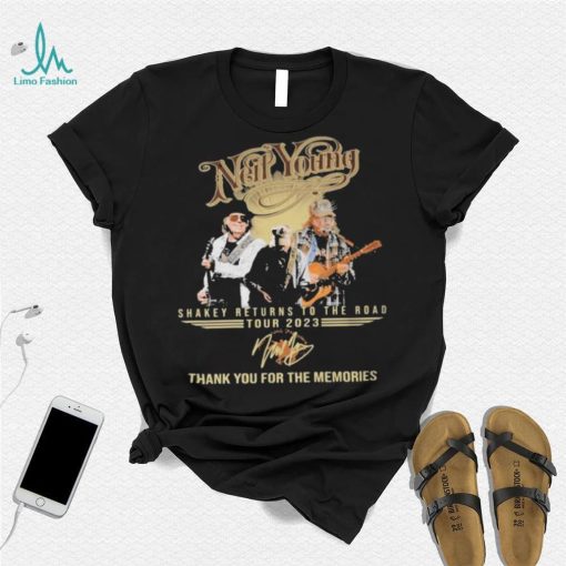 Neil Young Shakey Returns To The Road Tour 2023 Thank You For The Memories T Shirt