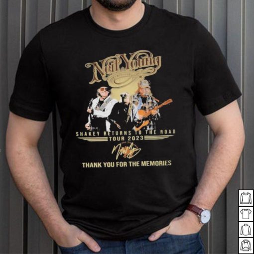 Neil Young Shakey Returns To The Road Tour 2023 Thank You For The Memories T Shirt