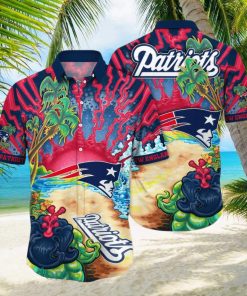 New England Patriots NFL Flower Hawaiian Shirt For Men Women Best Gift For Fans hawaiian shirt