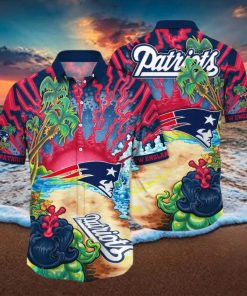 New England Patriots NFL Flower Hawaiian Shirt For Men Women Best Gift For Fans hawaiian shirt