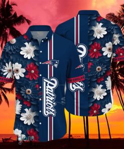 New England Patriots NFL Flower Hawaiian Shirt For Men Women Gift For Fans hawaiian shirt