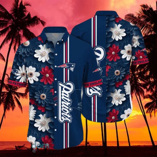 New England Patriots NFL Flower Hawaiian Shirt For Men Women Gift For Fans hawaiian shirt