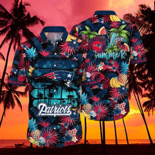 New England Patriots NFL Flower Hawaiian Shirt For Men Women Great Gift For Fans hawaiian shirt