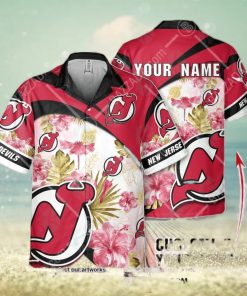 New Jersey Devils custom personalized Hawaiian Shirt