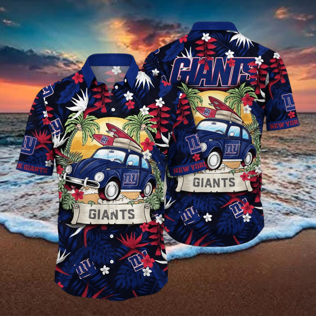 New York Giants NFL Flower Hawaiian Shirt Gift For Men Women Fans