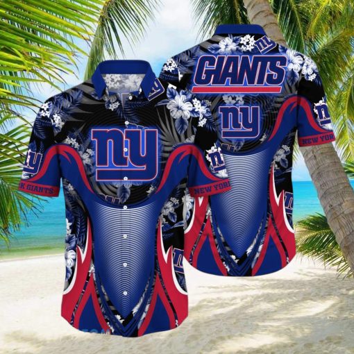 New York Giants NFL Flower Hawaiian Shirt Impressive Gift For Men And Women Fans hawaiian shirt