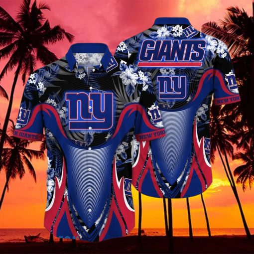 New York Giants NFL Flower Hawaiian Shirt Impressive Gift For Men And Women Fans hawaiian shirt