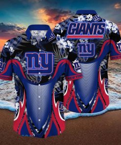 New York Giants NFL Flower Hawaiian Shirt Impressive Gift For Men And Women Fans hawaiian shirt