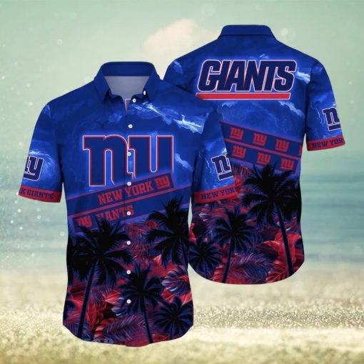 New York Giants NFL Flower Hawaiian Shirt Style Gift For Men Women Fans