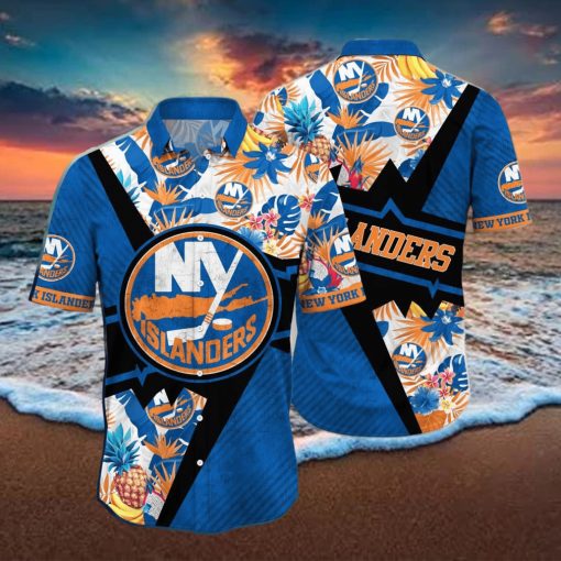 New York Islanders NHL Flower Hawaiian Shirt Gift For Men Women Fans