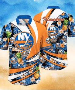 New York Islanders NHL Flower Hawaiian Shirt Style Gift For Men Women Fans