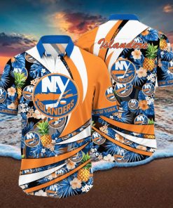 New York Islanders NHL Flower Hawaiian Shirt Style Gift For Men Women Fans