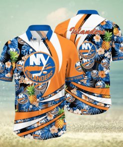 New York Islanders NHL Flower Hawaiian Shirt Style Gift For Men Women Fans