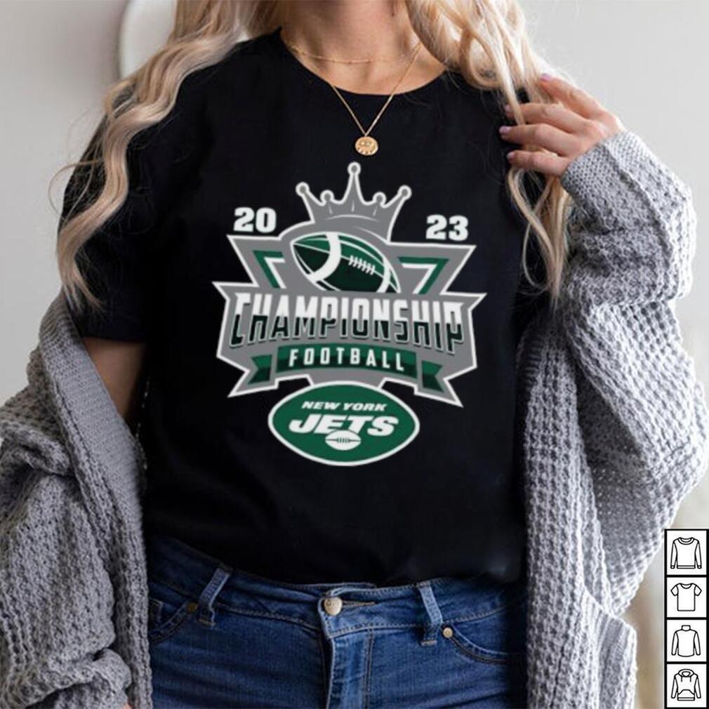 New York Jets 2023 Championship Football NFL logo T shirt - Limotees