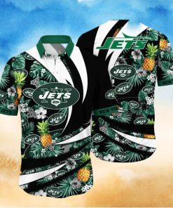 New York Jets NFL Flower Hawaiian Shirt Style Gift For Men Women Fans