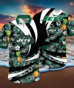 New York Jets NFL Flower Hawaiian Shirt Style Gift For Men Women Fans