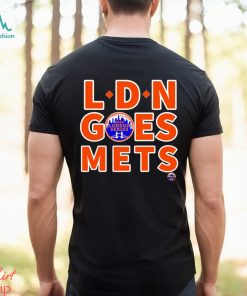 New York Mets LDN Goes Mets 2024 London Series logo shirt