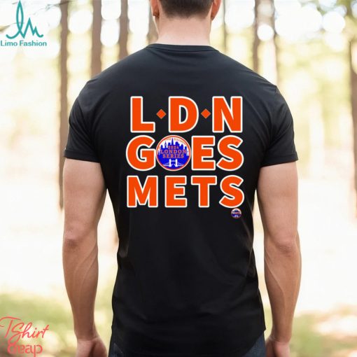 New York Mets LDN Goes Mets 2024 London Series logo shirt