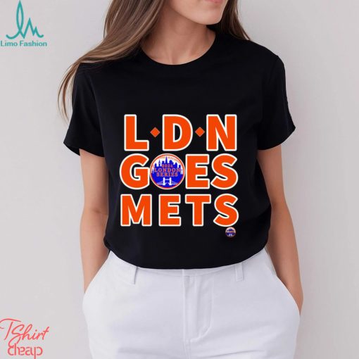 New York Mets LDN Goes Mets 2024 London Series logo shirt