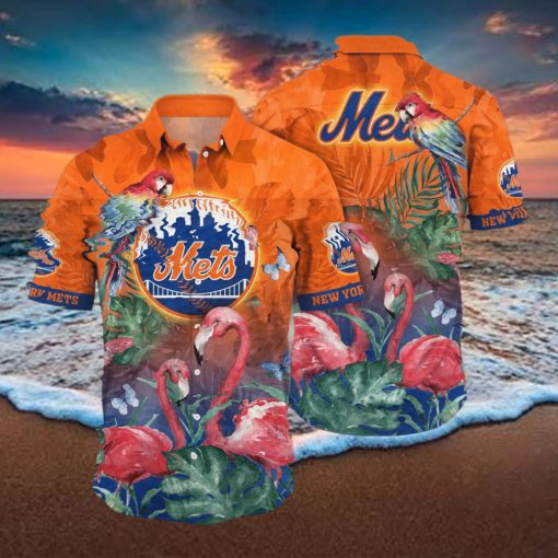 New York Mets MLB Flower Hawaiian Shirt Unique Gift For Men Women Fans