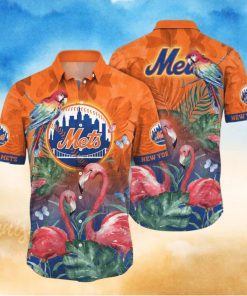 New York Mets MLB Flower Hawaiian Shirt - Limotees