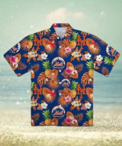 New York Mets Pineapple Hawaiian Shirt