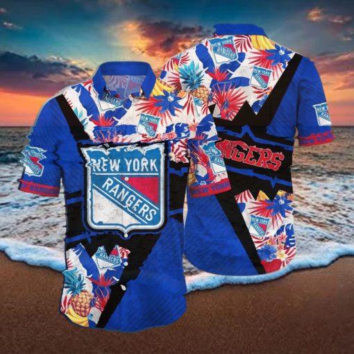 New York Rangers NHL Flower Hawaiian Shirt Gift For Men Women Fans