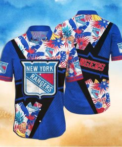 New York Rangers NHL Flower Hawaiian Shirt Gift For Men Women Fans