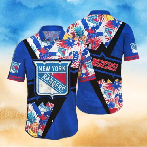 New York Rangers NHL Flower Hawaiian Shirt Gift For Men Women Fans